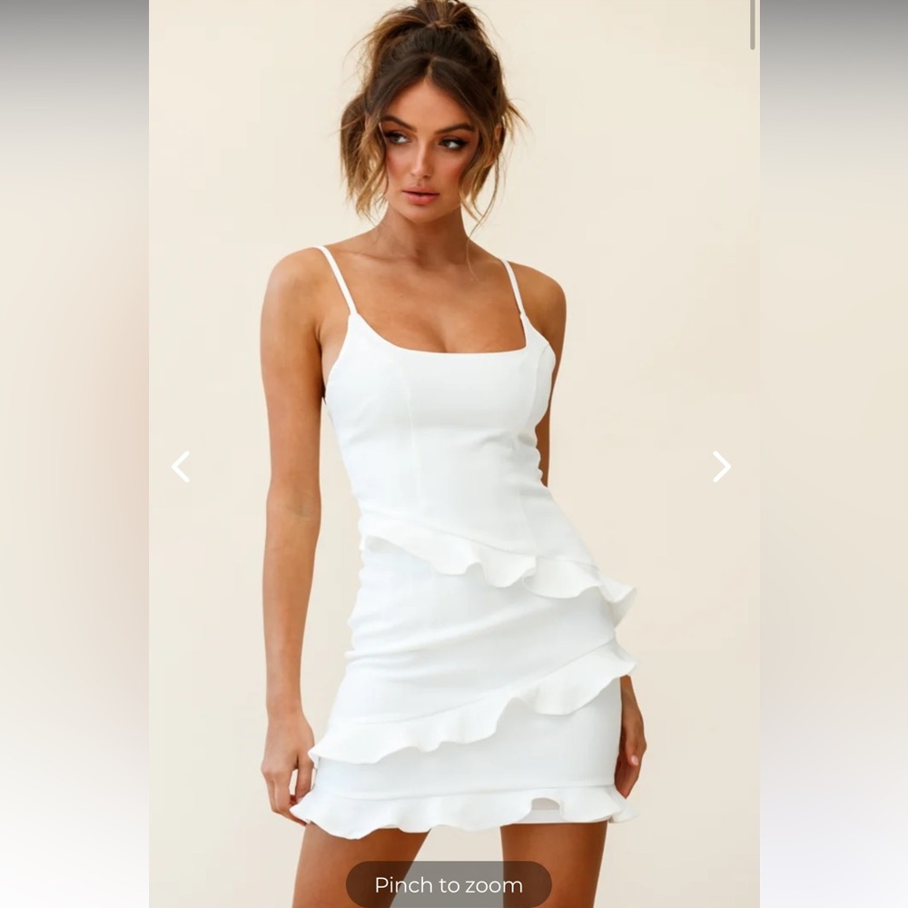 Selfie Leslie Frilled To Meet You Mini Dress